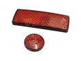 Trade Quality 12pc Adhesive Reflector Set Vehicles, Bicycles Motorcycles Red BLM22950RED *Out of Stock*