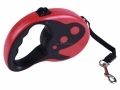3M Auto-retractable Black/Red Dog Leash with Comfort Grip BML31800