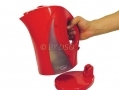 Quest 1.7 Litre Cordless Kettle in Red 2000 Watt with Safety Cut Off and Water Level BML35420 *Out of Stock*
