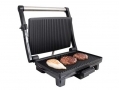 Quest 1200 Watt Stainless Steel Panini Sandwich Press with Non-stick Plates BML35600 *Out of Stock*