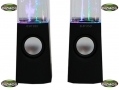 Global Gizmos Dancing Water Speakers 3 Watt in Black with Built in Amplifier BML36010 *Out of Stock*