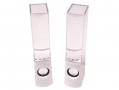 Global Gizmos Dancing Water Speakers 3 Watt in White with Built in Amplifier BML36020 *Out of Stock*