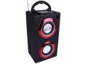Global Gizmos Portable Bluetooth Speaker with LED Lights FM Radio Remote Control BML36050 *Out of Stock*