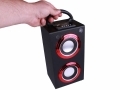 Global Gizmos Portable Bluetooth Speaker with LED Lights FM Radio Remote Control BML36050 *Out of Stock*