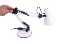 Novara Small White Classic Swing Arm Swivel Lamp E14 Bulb BML36700