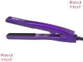 ReD HoT Mini Ceramic Hair Straighteners with LED Indicator 240v Purple BML37000PURPLE *Out of Stock*