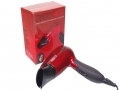 ReD HoT Professional Style Folding Compact Hairdryer 1200w with 2 Heat Settings in Red BML37070 *Out of Stock*