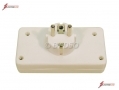 Lectrolite 2-Way European Travel Adaptor 2 Pin Euro Style to Double 3 Pin UK Socket BML41020 *Out of Stock*