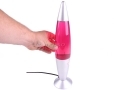 Global Gizmos 16 inch Lava Lamp in Pink With Aluminium Finish Ready to Use  BML47900 *Out of Stock*