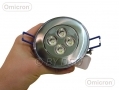 Omicron Silver Finish LED Downlight 6400k Cool White 5 Watt  BML49590