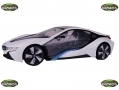 Global Gizmos Remote Control 1:14 scale BMW i8 Concept Car White and Blue BML50540WHITE *Out of Stock*