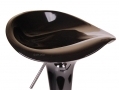 Divine Madison Hydraulic Bar Stool Style in Black 360 Degree Swivel with Highly Polished Chrome Base BML62240 *Out of Stock*