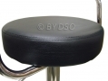 1x Divine Olivia Design Faux Leather Bar Stool in Black BML62350 *Out of Stock*