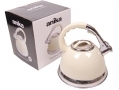 Anika 3 Litre Stainless Steel Whistling Kettle in Cream with Silicone Handle BML66770 *Out of Stock*