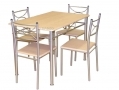 Divine 5pc Celine Dining Table and Four Chairs Set BML69650 *Out of Stock*