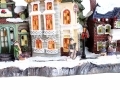 Christmas Snow Street Scene Hotel and Flower Shop BML70000FLO *Out of Stock*