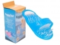 Happy Feet Foot Scruber with Built in Pumice Stone in Blue BML90140BLUE