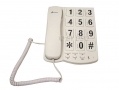 Lectrolite Jumbo Button Desktop Telephone White BML44580 *Out of Stock*