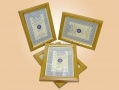 Light Wood/Gold 7" x 5" Picture Frames x 4 per Pack BTP-PH-0705 *Out of Stock*