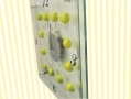 Glass Lemon Kitchen Wall Clock D12630/DL *Out of Stock*