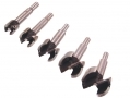 Carpenters Quality 5 Piece Metric Forstner Bit Set in Wooden Box 15 - 35mm DR140 *Out of Stock*