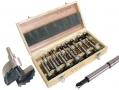 Trade Quality 16 pc Forstner Bit Set in Wooden Box 6 - 54mm DR141 *Out of Stock*