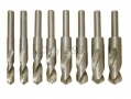 Engineering Quality 8 Piece Blacksmiths 14-25 mm HSS Twist Drill Set DR307 *Out of Stock*