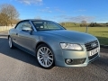 2010 Audi A5 2.0 SE TFSI (211ps) Convertible Manual Silver with Black Hood 47,000 miles FSH EY10XBF