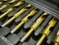 Am-Tech Professional 8 Piece Blacksmiths HSS Titanium Silver and Deming Drill Set AMF1280 *Out of Stock*