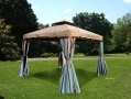 Strong Aluminium framed Gazebo with curtain And Mosquito Net GA312 *OUT OF STOCK*