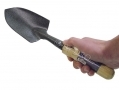 Garden Hand Trowel with Wooden Handle 375mm Powder Coated GD021 *Out of Stock*