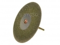 2\" Mini Diamond Coated Cut Off Disc with 1/8\" Arbour Shank 50mm Speed 20,000rpm HB209 *Out of Stock*