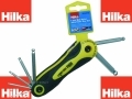 Hilka 7 pce Ball Point Hex Key Set Metric Pro Craft HIL21150702