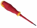 Hilka Pro Craft 75mm x 3mm Slotted VDE Screwdriver GS TUV Approved Insulated to 1000v AC with Soft Grip  HIL33300075 *Out of Stock*