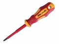 Hilka Pro Craft 80mm PZ1 VDE Screwdriver GS TUV Approved Insulated to 1000v AC with Soft Grip HIL33910180 *Out of Stock*