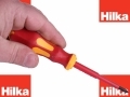 Hilka Pro Craft 80mm PZ1 VDE Screwdriver GS TUV Approved Insulated to 1000v AC with Soft Grip HIL33910180 *Out of Stock*