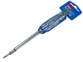 Hilka Mains Tester Slotted Screwdriver 190mm x 4mm TUV GS Approved 100 - 250v AC HIL34020204 *Out of Stock*