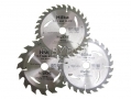 Hilka Professional 3pc TCT Circular Saw Blades 150mm with 20mm Bore and Adapter Rings HIL51150003 *Out of Stock*