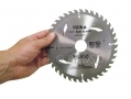 Hilka Professional 3pc TCT Circular Saw Blades 184mm with 30mm bore and Adapter Rings HIL51184003