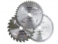 Hilka Professional 3pc TCT Circular Saw Blades 235mm with 30mm bore and Adapter Rings HIL51235003 *Out of Stock*