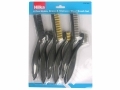 Hilka 6 pce 7" & 9" Wire Brush Set HIL67607906 *Out of Stock*