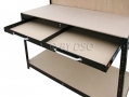 Hilka Professional Work Bench with Drawer 1510mm Powder Coated in Black HILWB212B *Out of Stock*