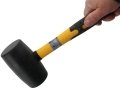 32oz Fibre Handle Rubber Mallet in Black HM108 *Out of Stock*