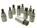 Professional 10 Pce Hex Bit Set with 1/2\" Drive Sockets HX039 *Out of Stock*