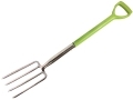 Stainless Steel Border Fork with Green Handle GD013 *Out of Stock*