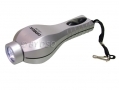 Omega Dynamo 3 Led Torch with Crank Handle Silver or Black LED200S *Out of Stock*