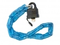 Heavy Duty 1m PVC Covered Chain with Padlock for Bike, Motorbike Security LK071 *Out of Stock*