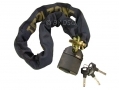 Heavy Duty 1.1m Nylon Covered Chain with Padlock for Bike, Motorbike Security LK074 *Out of Stock*