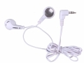 Omega White Super Bass Earphones 3.5 mm Nickel Plug 1.2 m Meter Cable OM10013 *Out of Stock*