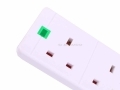 Omega 6 way Multiway Adapter Surge Protector Extension Lead 13 amp 2 Meter OM21276N *Out of Stock*